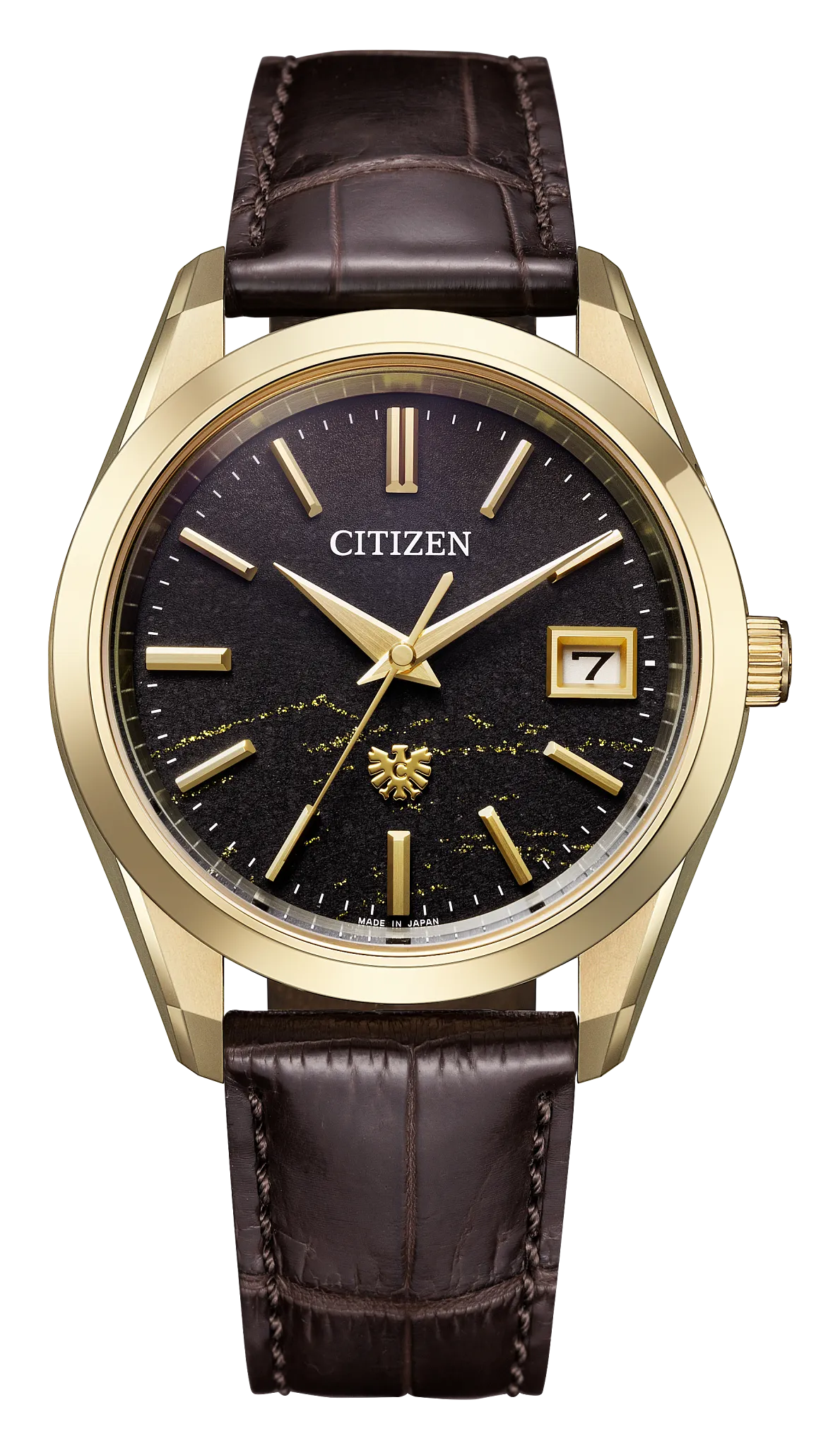 The CITIZEN ザシチズン The CITIZEN Brown Dial Crocodile Strap AQ4103-16W | CITIZEN